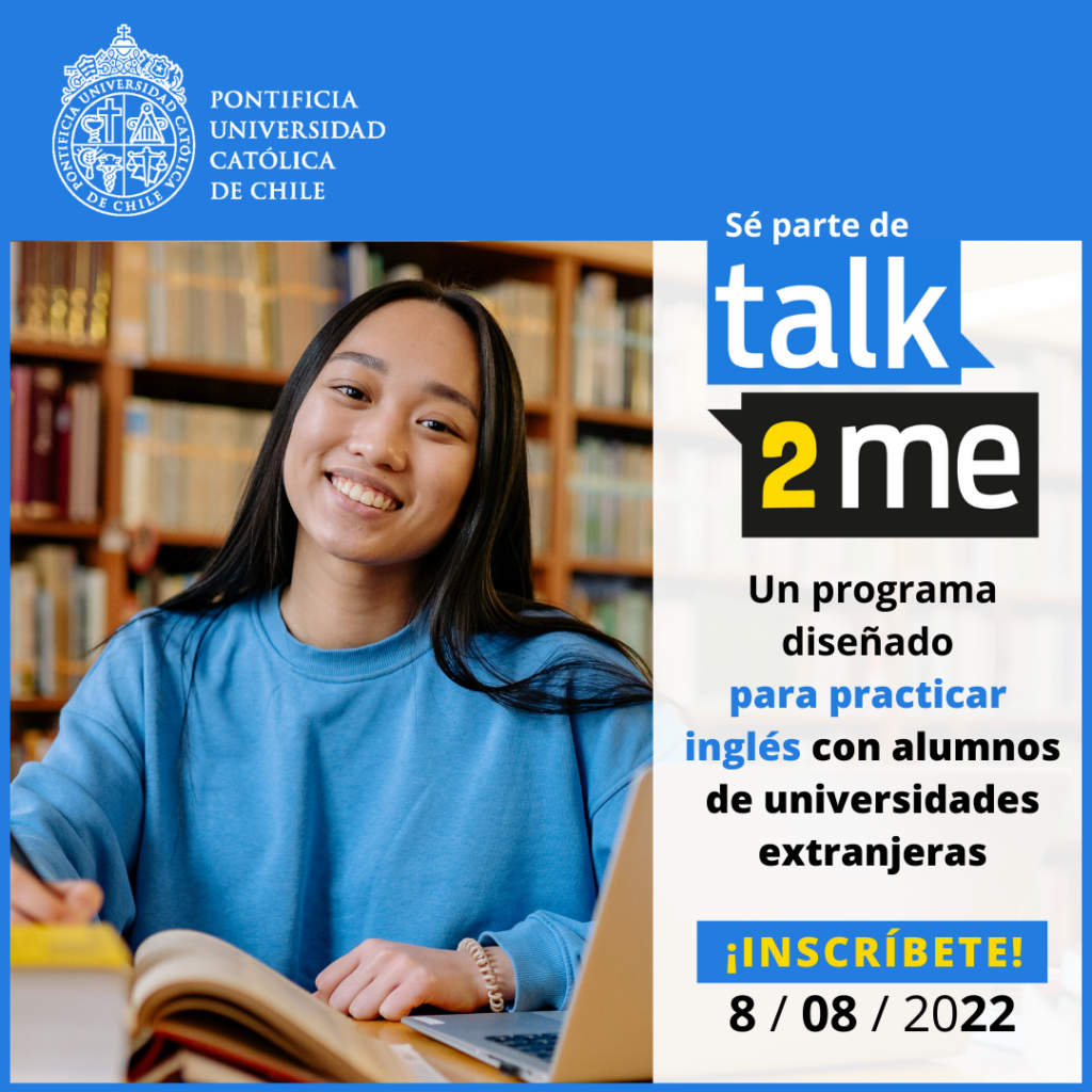Gráfica promocional del programa Talk2Me